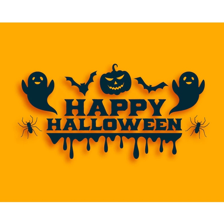 Decal trang trí chủ đề Halloween