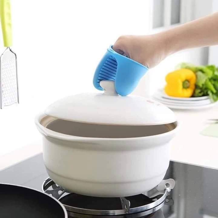 Set 2 miếng lót tay bắc nồi silicon cách nhiệt an toàn siêu bền nhấc nồi dễ dàng ( tuyển khách sỉ)