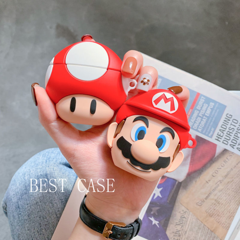 Vỏ Bảo Vệ Hộp Tai Nghe Airpods 1 / 2 Hình Cậu Bé Bút Chì Dễ Thương