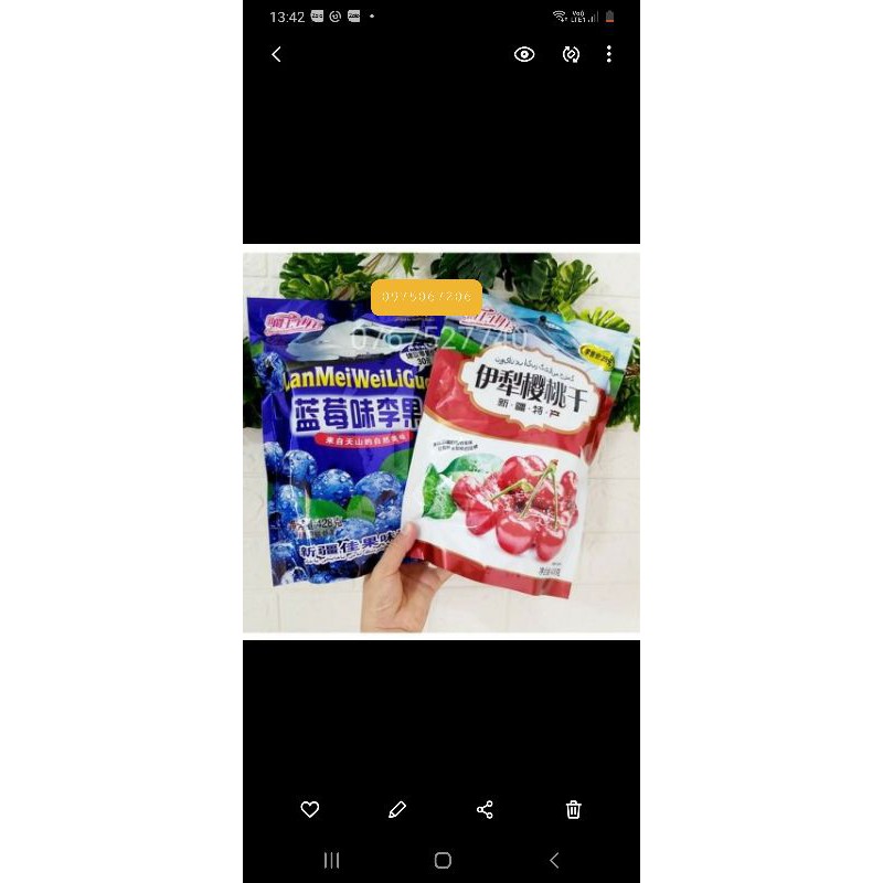 GÓI 428gr Ô MAI VIỆT QUẤT Ô MAI CHERRY TƯƠI SIÊU NGON