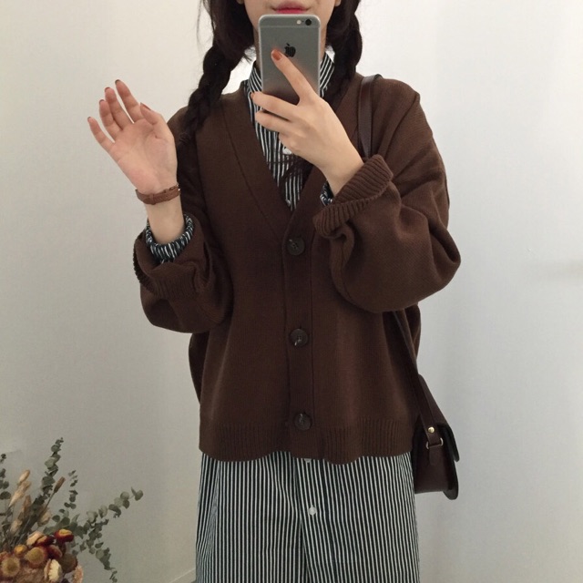 Cardigan dáng ngắn