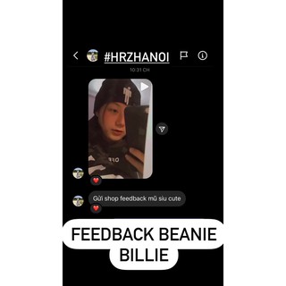 Mũ len , mũ beanie Billie Eilish