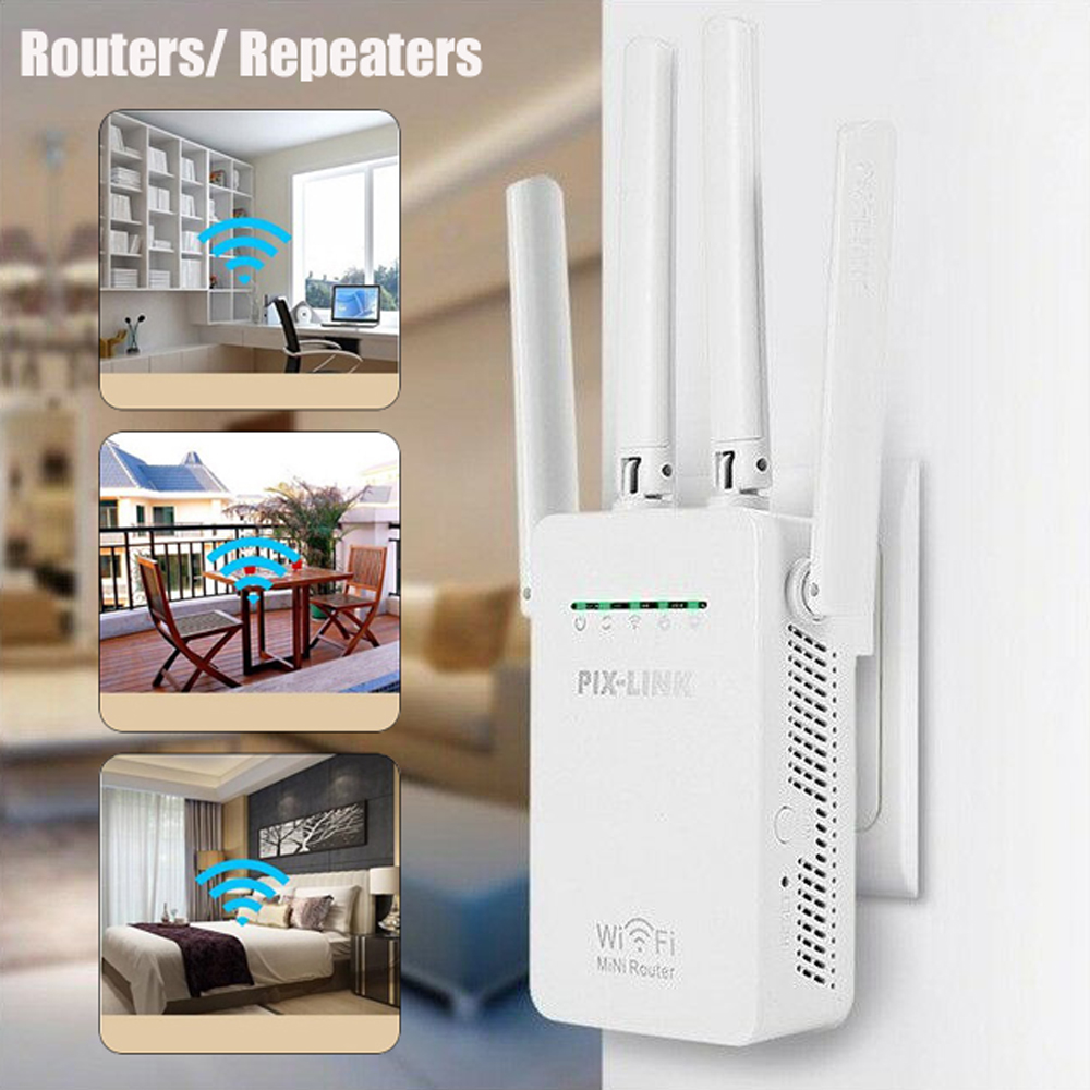 Bộ Khuếch Đại Sóng Wifi Không Dây Với Ăng Ten Sky Wps