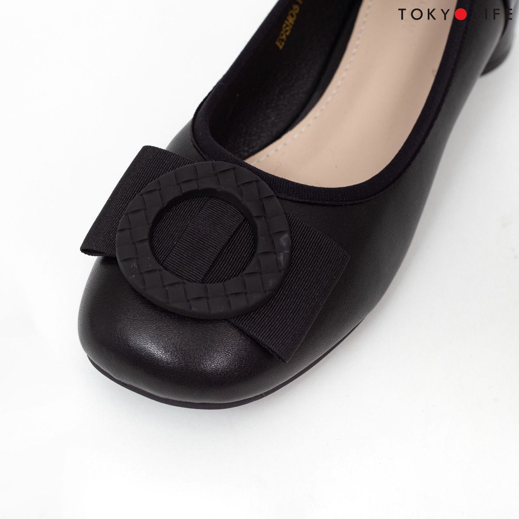 Giày cao gót nữ mũi tròn TOKYOLIFE E9SHO610H