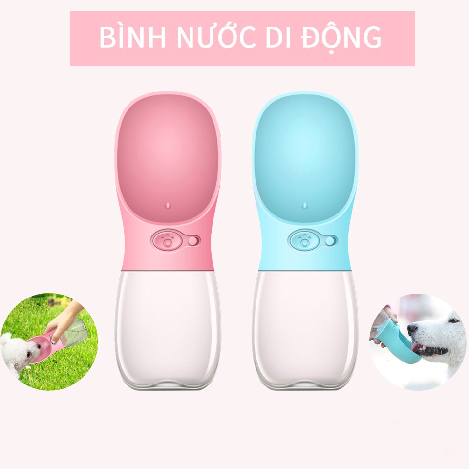 Bình Nước Cầm Tay Cho Chó Mèo PB+ 350ml