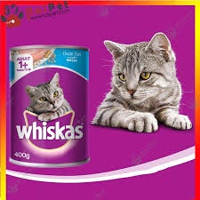 Pate mèo lon whiskas 400g thức ăn dinh dưỡng cho mèo