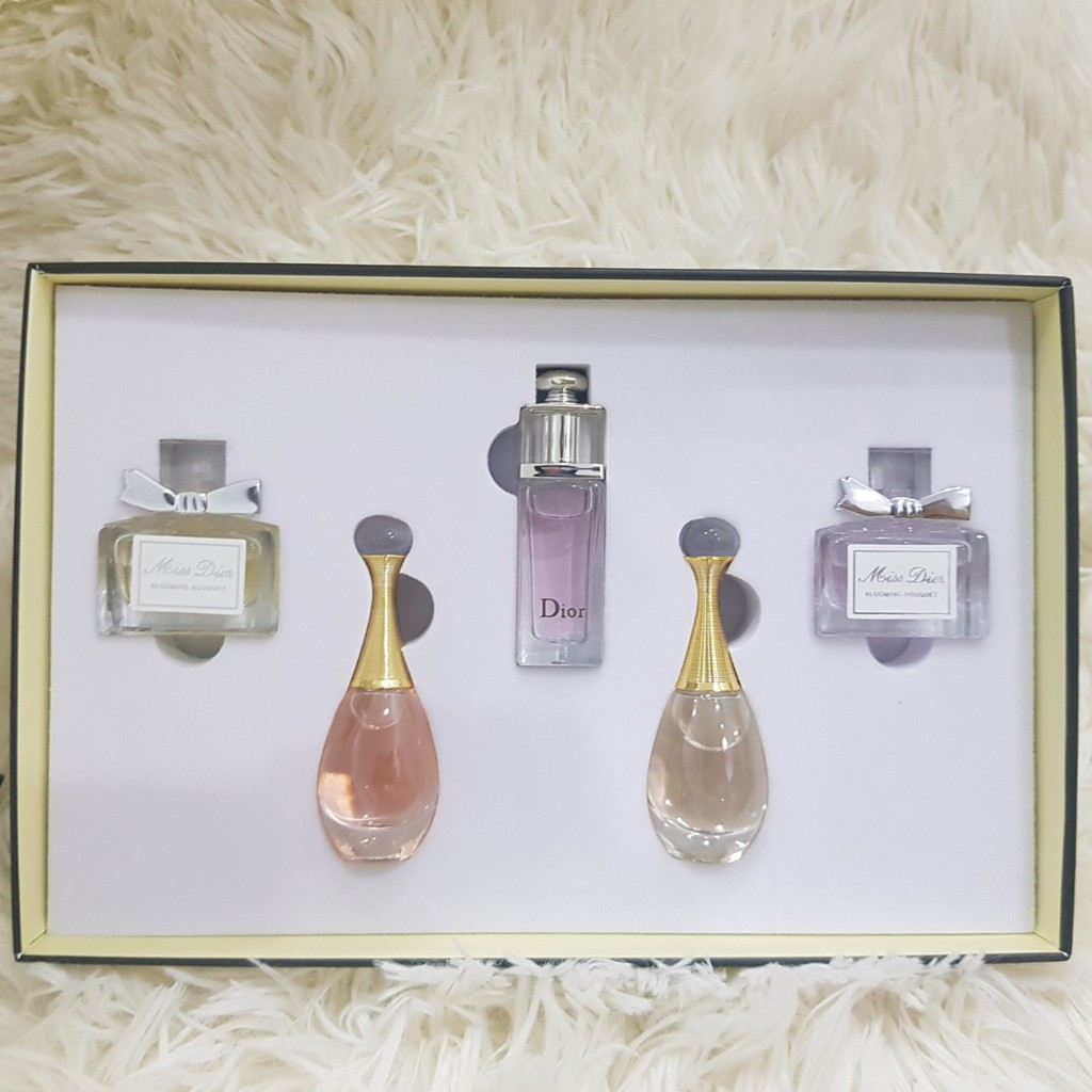 💯Nước hoa mini [𝘊𝘩𝘪́𝘯𝘩 𝘏𝘢̃𝘯𝘨] ComBo Bộ Set Bộ Nước Hoa Dior Mini 5 chai -chính hãng Dior | Thế Giới Skin Care