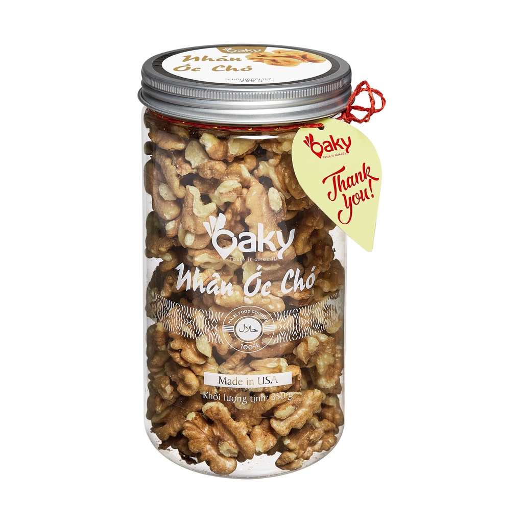 Nhân Óc Chó Vàng Oaky Nhập Khẩu Mỹ - Hũ 350g