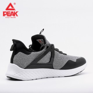Giày thể thao Nam PEAK Casual E84667E - Ghi
