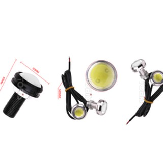 Bộ 2 xi nhan led xe máy - xi nhan cúc áo