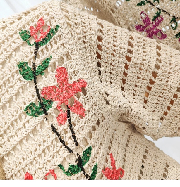 [ÁO CROCHET LEN IN HOẠ TIẾT