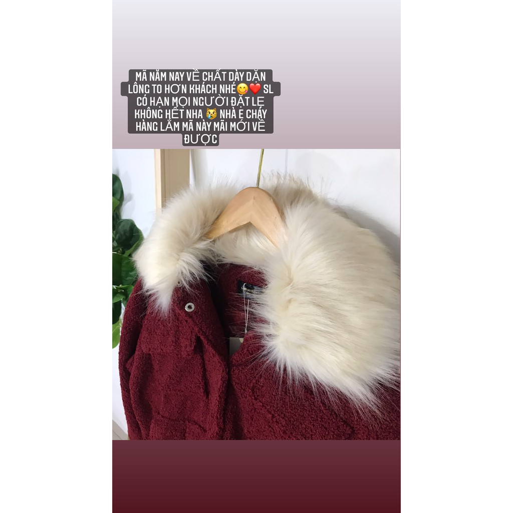 [ Về Hàng Sale sốc ] Áo Khoác Dạ Cổ lông chuẩn l1 ( Ảnh Thật ) | BigBuy360 - bigbuy360.vn