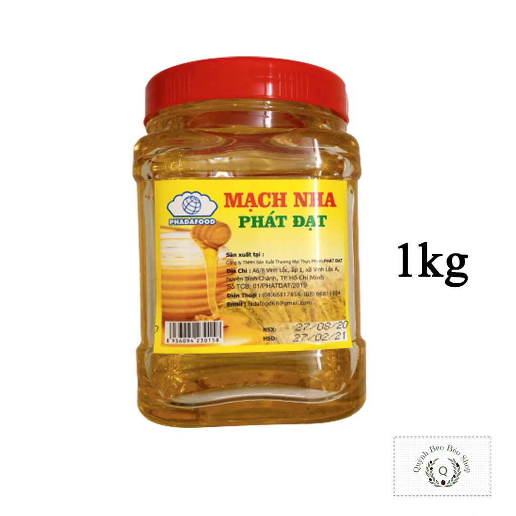 Mạch nha Phát Đạt 1kg hàng chính hãng dùng làm bánh kẹo, thịt quay