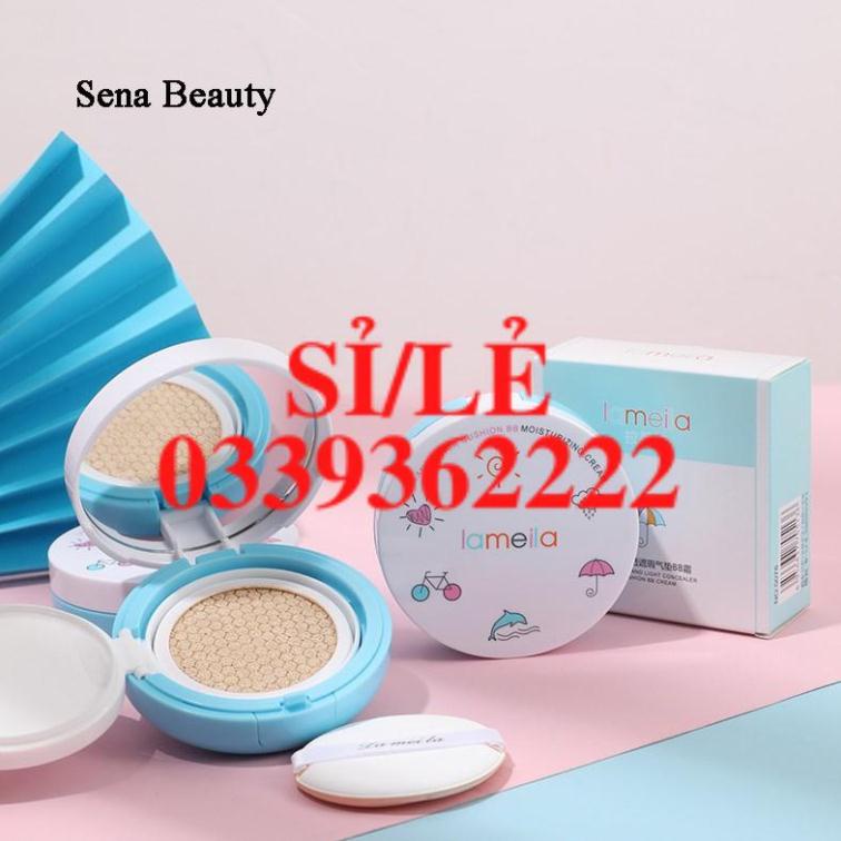 [ CHÍNH HÃNG ] Phấn nước cushion Lameila Chiếc Ô Màu Xanh Sena Beauty  HAIANHSHOP