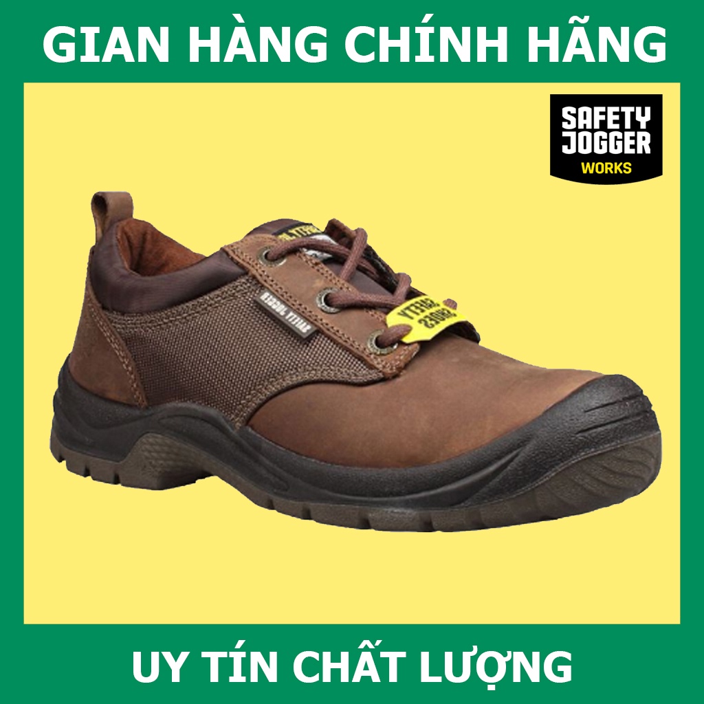 Giày Bảo Hộ Safety Jogger Sahara Da Chất Lượng Cao, Chống Đâm Xuyên, Va Đập Mạnh