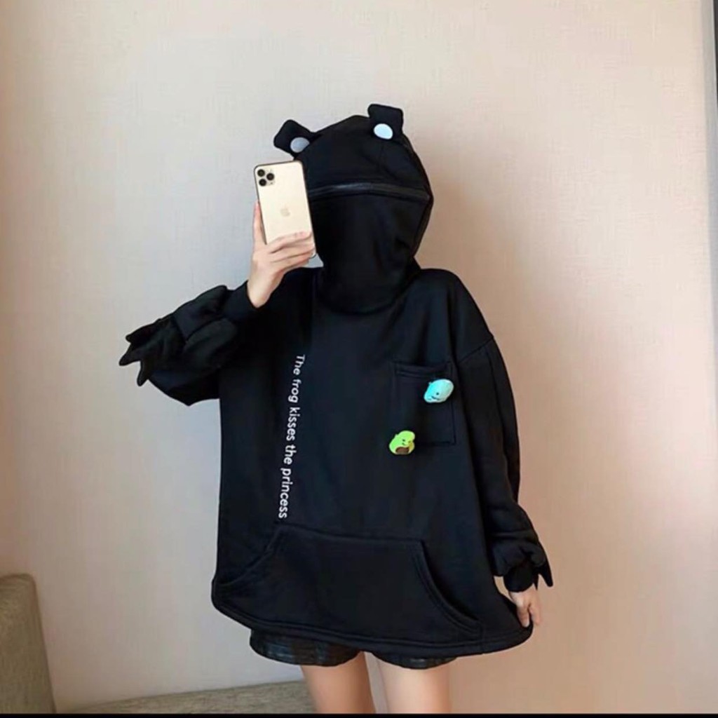Áo Hoodie Chữ B Narra Vintage Unisex Peony_boutique 👉 Nỉ Mũ Rộng Dày Dặn Oversize Cá Tính Nam Nữ