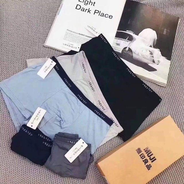 1 set 5 quần sịp muji nam thun lạnh, quần sịp đùi mặc mát cực chất