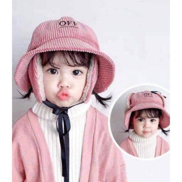 Mũ OFF Kèm bịt tai cho bé!!