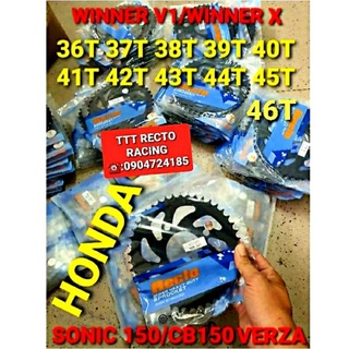 DĨA WINNER 150/WINNER X/SONIC 150/CB150 Verza 36T 37T 38T 39T 40T 41T 42T 43T 44T 45T 46T RECTO