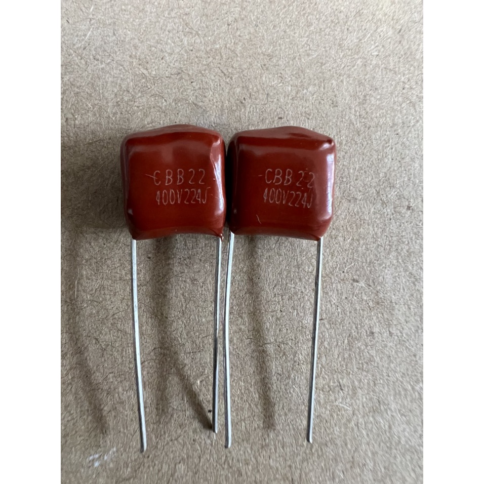 10 con Tụ CBB CBB22 400V 224J 220nF 0.22uF 10mm