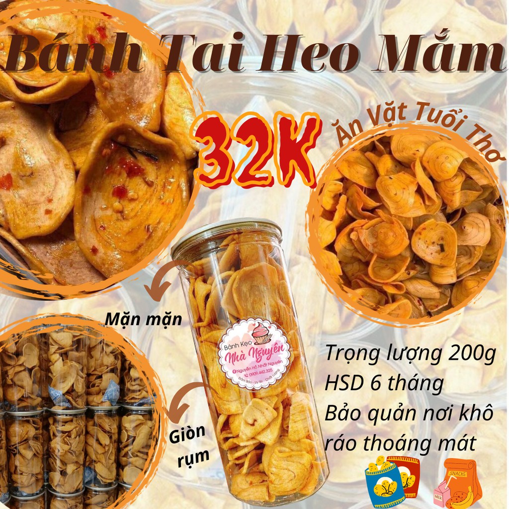 BÁNH TAI HEO MẮM ỚT