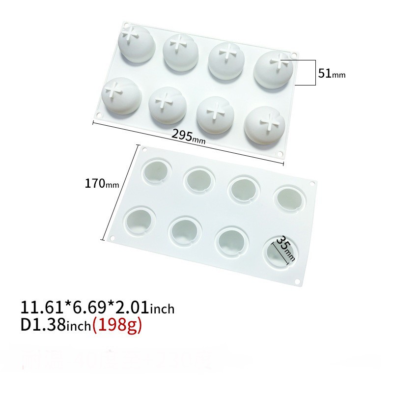 Khuôn silicon làm thạch, bánh khuôn làm flan hình đào tiên