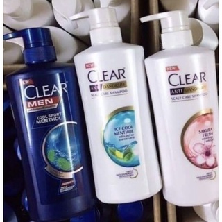 Dầu Gội Clear Thái Lan 480ml | Clear Bạc hà, Clear Hoa anh đào, Clear Men