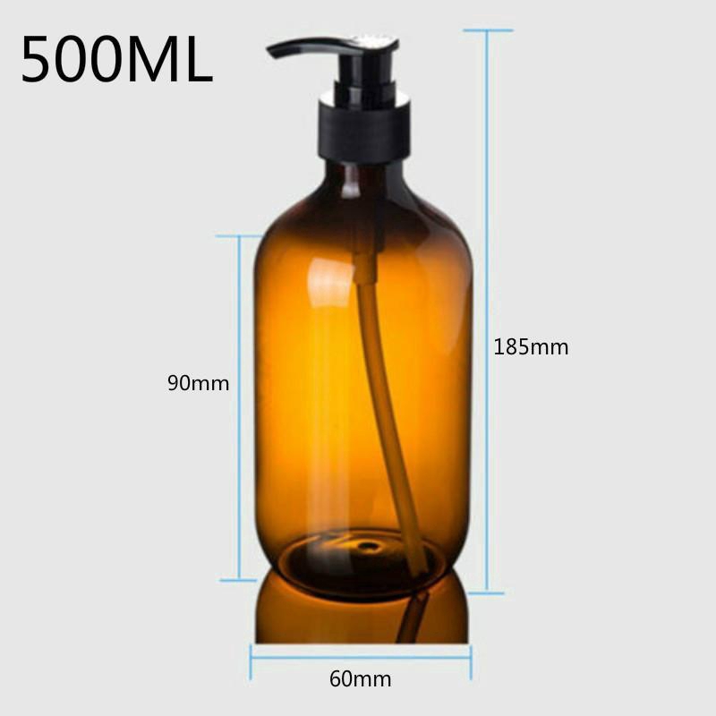 Bình đựng sữa tắm/xà phòng rửa tay 300/500ml hình tròn