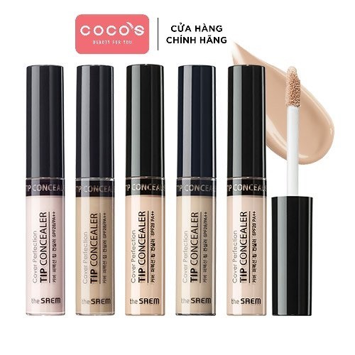 Kem che khuyết điểm The Saem Cover Perfection Tip Concealer 6.5g