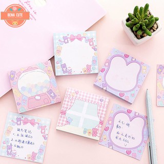Giấy note ⚡CUTE⚡ hình vuông nhiều mẫu mã dễ thương