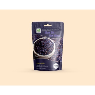 Gạo lứt tím than loại 1kg dẻo thơm ngon