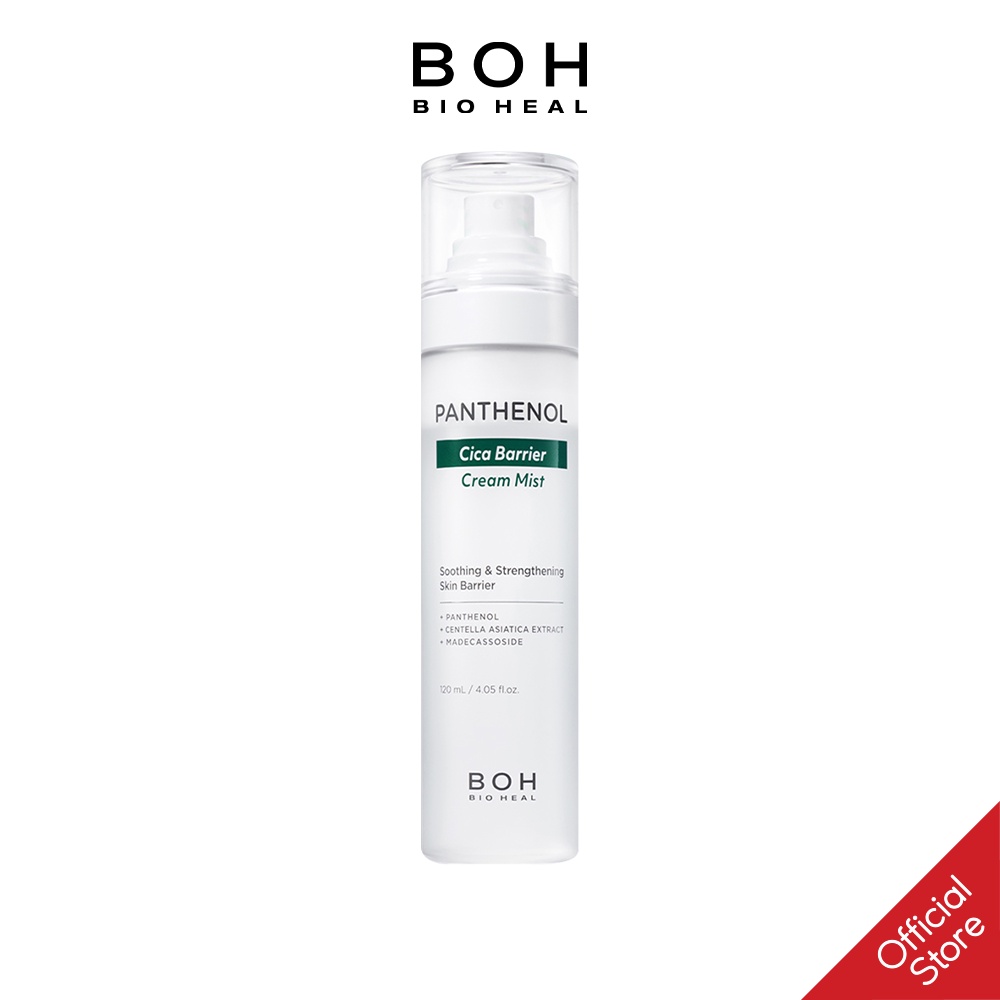Xịt Dưỡng Trắng Da Căng Bóng BIOHEAL BOH Panthenol Cica Barrier Cream Mist 120ml