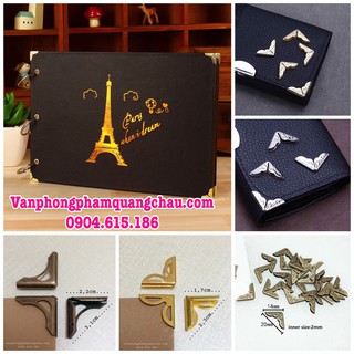 Góc album, sổ họa tiết màu vàng, bạc, đồng (Size nhỏ) - 08 chiếc - (Đọc kỹ mô tả sản phẩm)