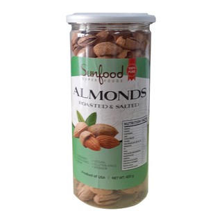 HẠNH NHÂN NGUYÊN HẠT VỎ LỤA RANG MUỐI - 400G