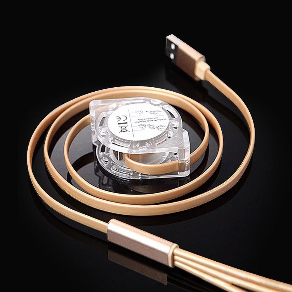 Cáp Sạc Nhanh USB Type C Ẩn Hình Tròn Có Thể Thu Gọn Cho Điện Thoại TAYLOR1