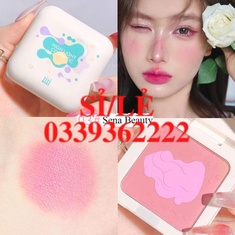 [ CHÍNH HÃNG ] Phấn nhũ mouse mềm bắt sáng cao cấp Xixi Nude Make Up Highlight Blush Sena beauty