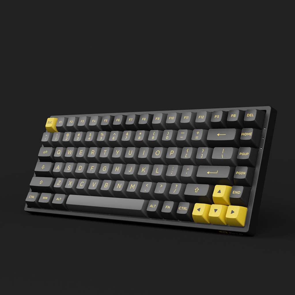 Bàn phím cơ AKKO 3084B Plus Black Gold (Bluetooth 5.0 / Wireless 2.4Ghz / Hotswap / Foam tiêu âm / AKKO CS Jelly sw)