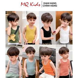 Áo ba lỗ thun gân 100% cotton cho bé_Shop  MQ Kids
