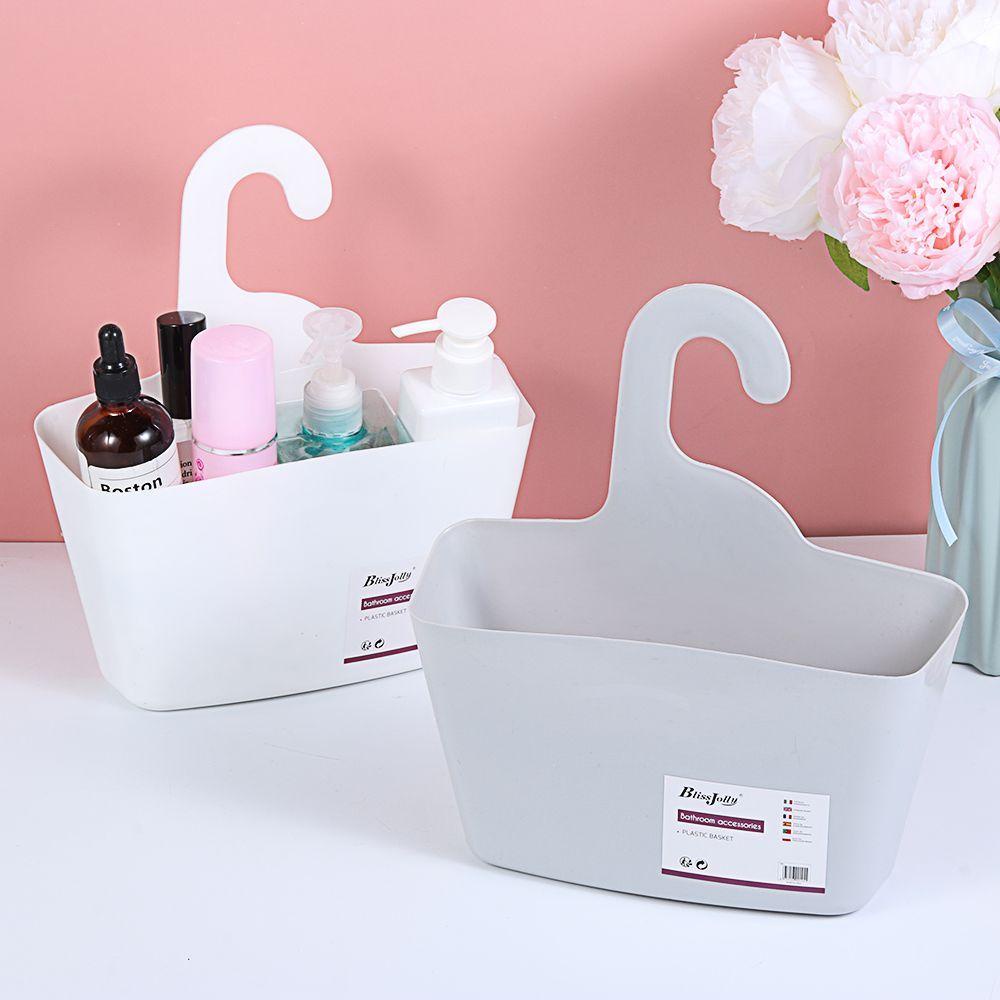Giỏ Đựng Đồ Dùng Bằng Nhựa Có Móc Treo Giúp Tiết Kiệm Không Gian Tiện Dụng