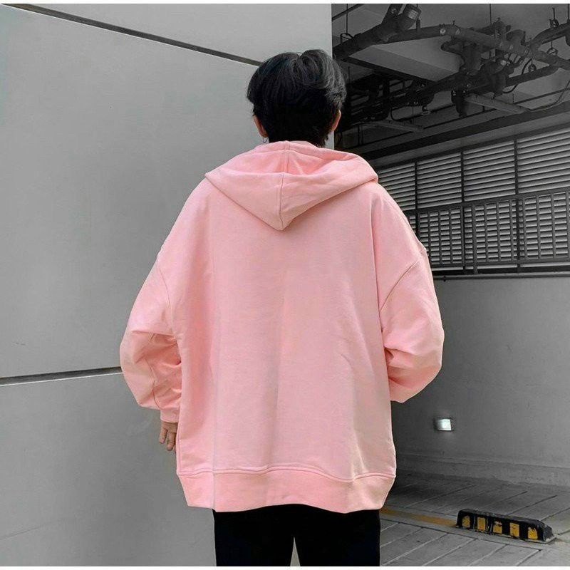 Áo Khoác Nỉ Ngoại Hoodie BASIC TRƠN 2022 Zip Form Rộng Nam Nữ Unisex hottrend
