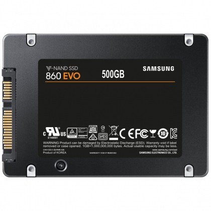 Ổ cứng SSD Samsung 860 Evo 500GB 2.5-Inch SATA III (Đen)