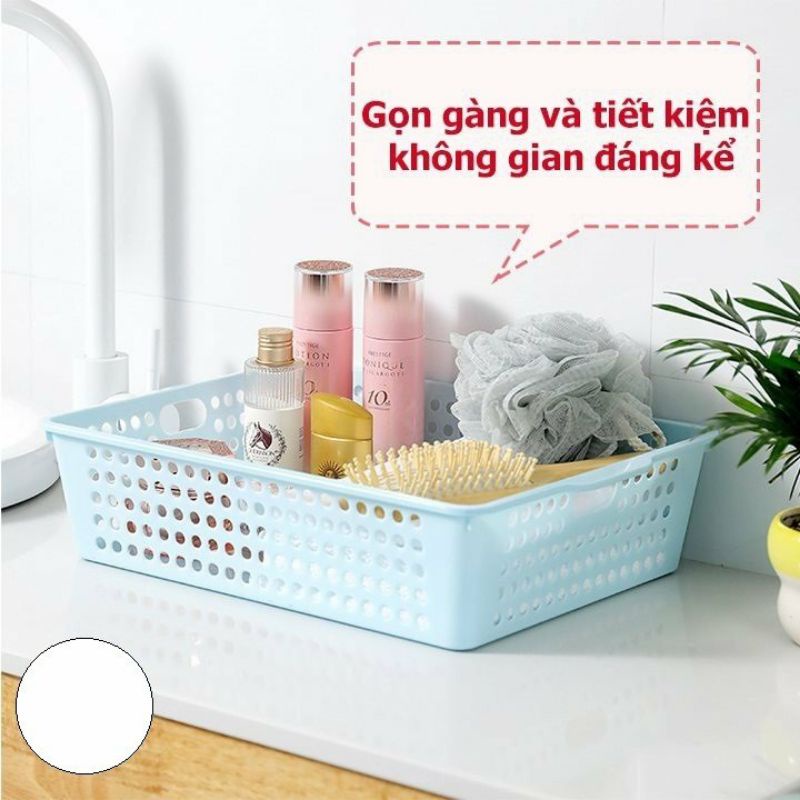 Sỉ 10 Khay nhựa chữ nhật đựng tài liệu, đồ dùng văn phòng A4, B5 tiện lợi