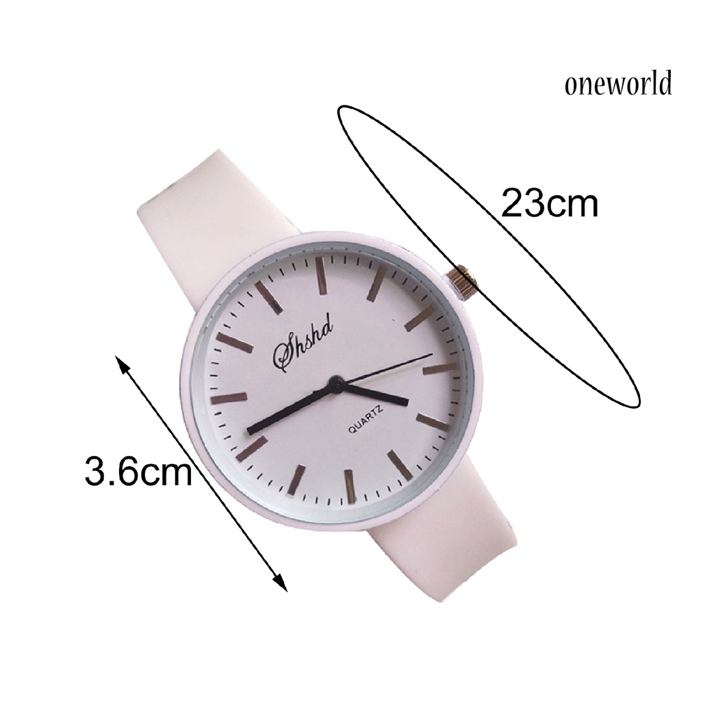 Ow @ Đồng Hồ Thể Thao Analog Máy Quartz Mặt Nhỏ Thoải Mái Phong Cách Thể Thao Cho Trường Học