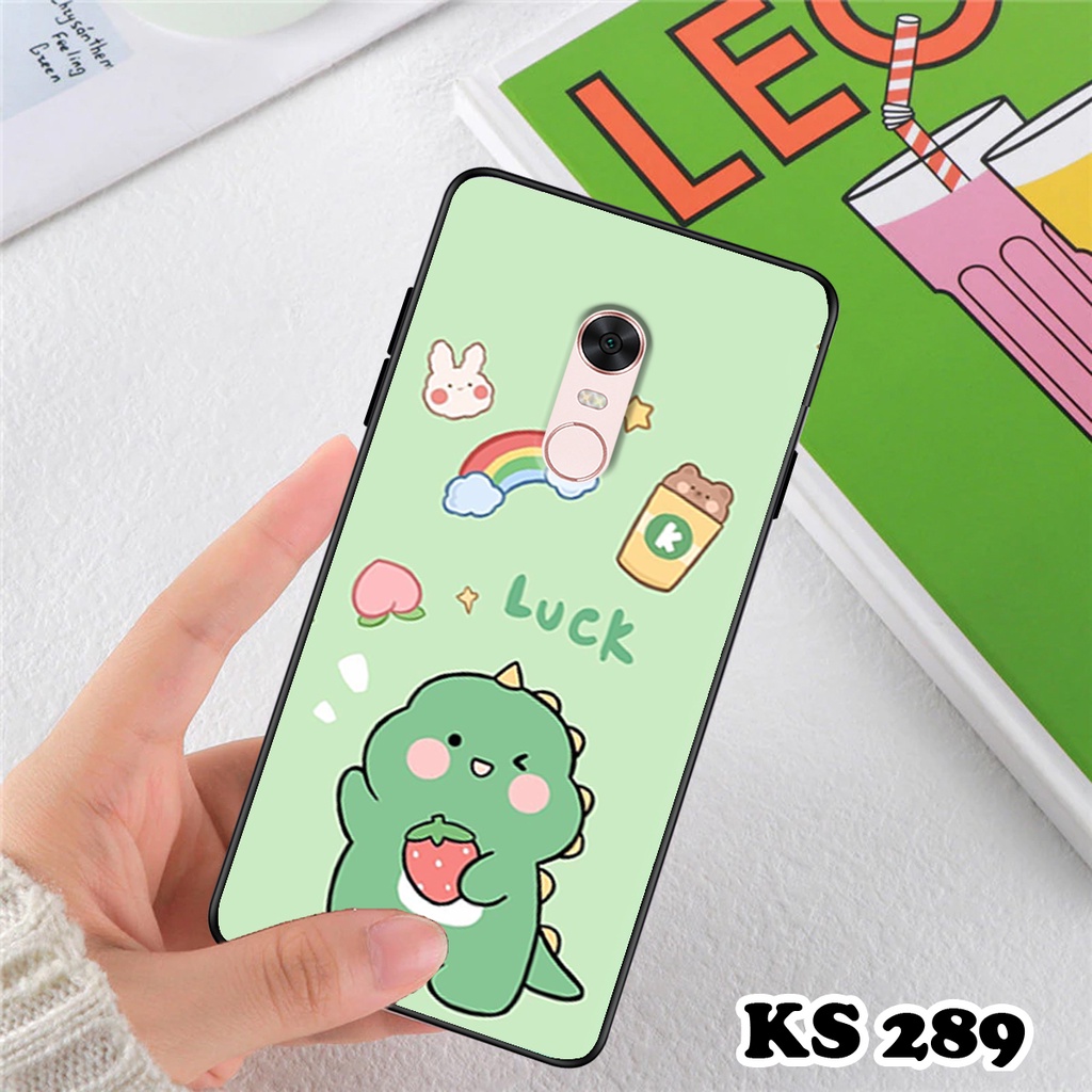 Ốp lưng Xiaomi Redmi 5 - Redmi 5A - Redmi 5X - Redmi 5 Plus - Ốp in hình khủng long,dinosaur dễ thương
