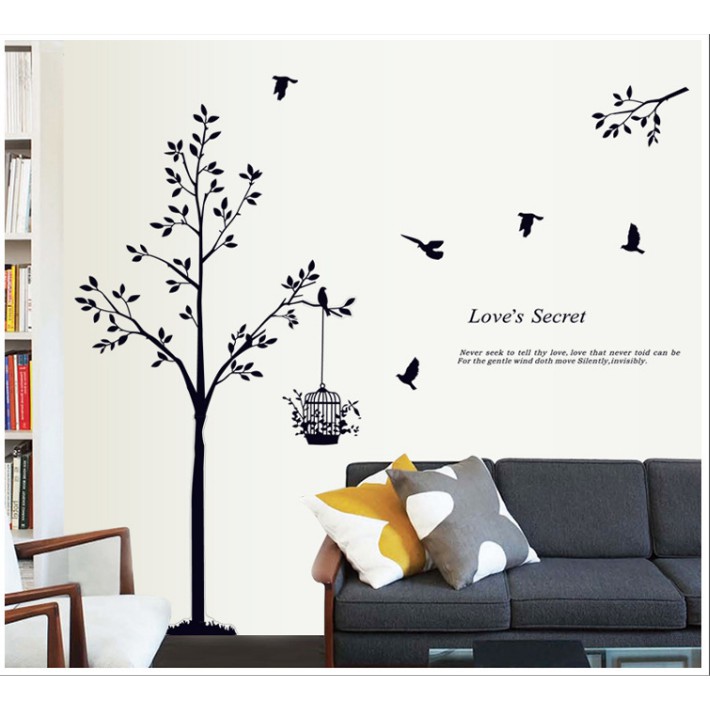 Decal Dán Tường Hình Cây ( loại cao cấp )