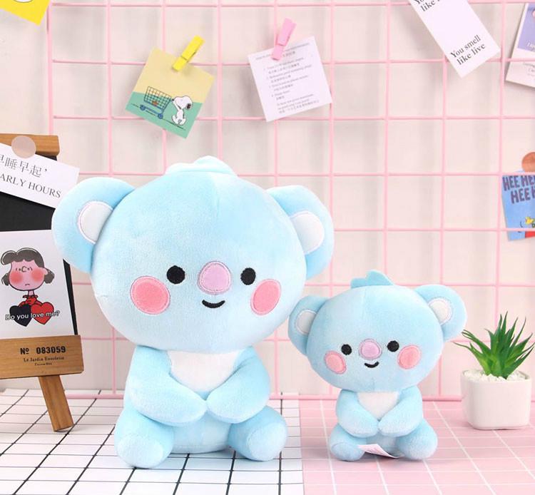 Móc khóa hình búp bê BT21 nhồi bông dễ thương kích thước 20cm