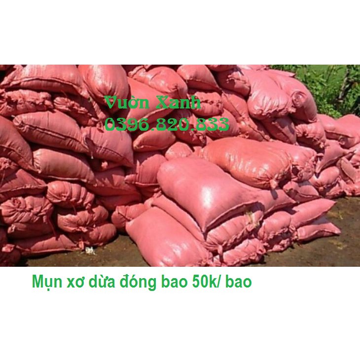 Mụn xơ dừa trộn đất trồng cây, cải tạo đất(bao)