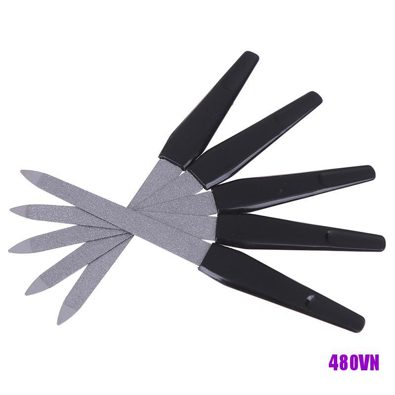 [Hàng mới về] Cây dũa móng tay bằng thép không gỉ thiết kế hai mặt dành cho nữ