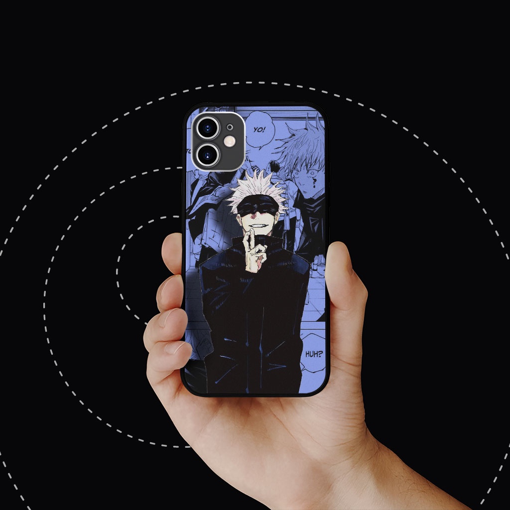 Ốp iphone gojo manga collage Jujutsu Kaisen cho Iphone 6 7 8 Plus 11 12 13 Pro Max X Xr TWCPOD0071