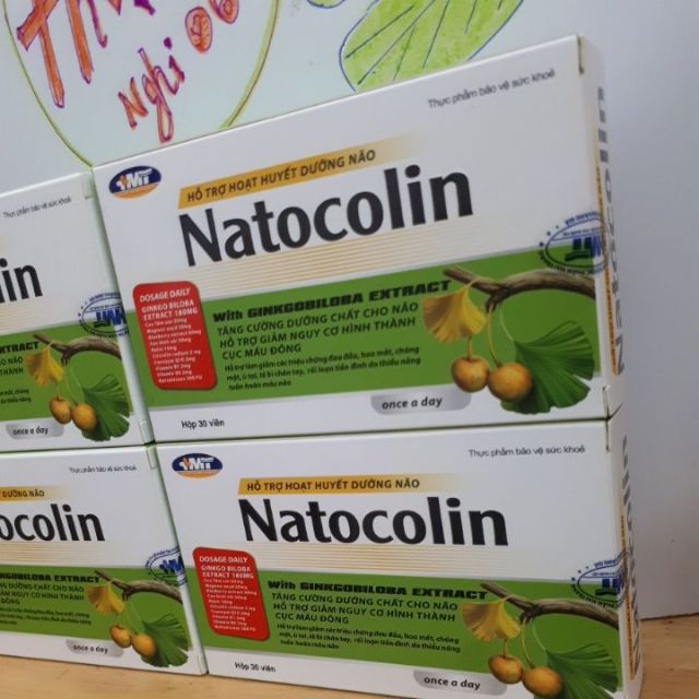 Natocolin: ngày 1 viên tăng cường dưỡng chất cho Não
